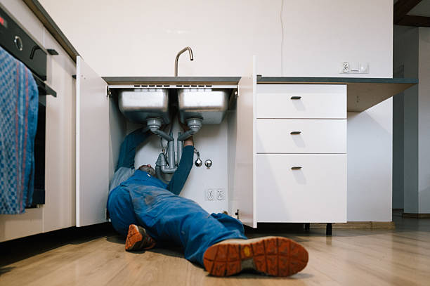 Professional Pipe Repair technician working in Mashpee, MA